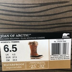 Women’s sorel Joan of arctic 6.5 brand new in box